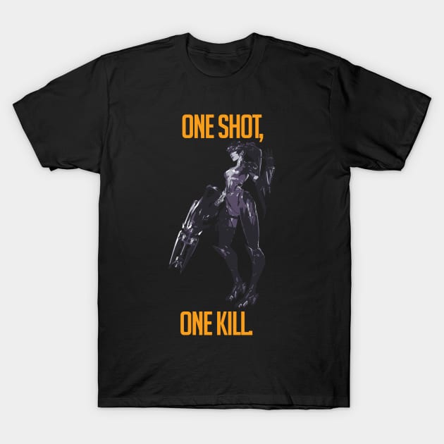 Widowmaker - One Shot, One Kill. T-Shirt by TDesign